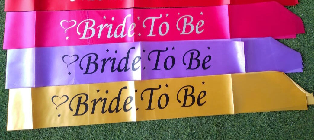 Sash Satin - Bride To be
