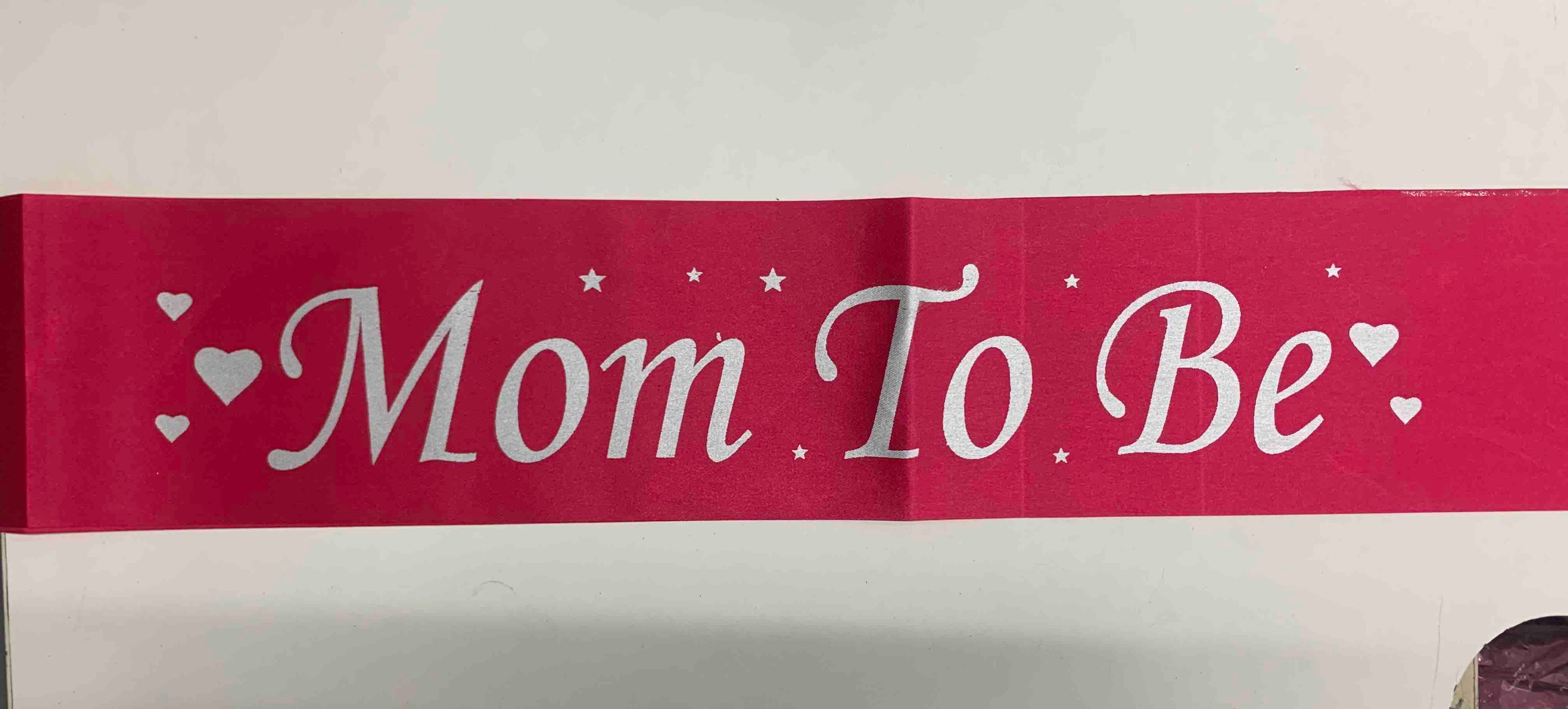 Sash Satin - Mom to be