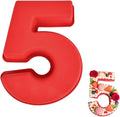Silicone Number 5 Cake Mold – Non-Stick, Heat Resistant, Multipurpose Baking Mould (Pack Of 1)
