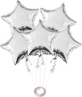 Silver 18" Star Shape Foil Loose Pack