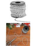 Silver Cake Decoration Pearls Bead Roll 10 mtr Appx 8 mm