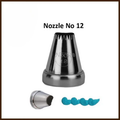Small Nozzle No. 12 – Stainless Steel Piping Tip for Cake Decoration