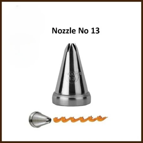 Small Nozzle No. 13 – Stainless Steel Piping Tip for Cake Decoration