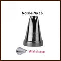 Small Nozzle No. 16 – Stainless Steel Piping Tip for Cake Decoration