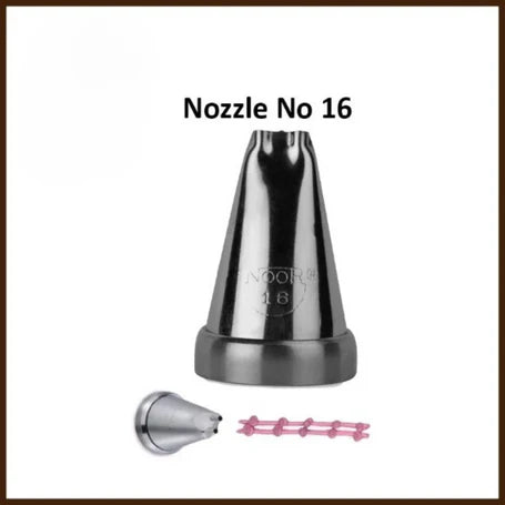 Small Nozzle No. 16 – Stainless Steel Piping Tip for Cake Decoration
