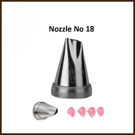 Small Nozzle No. 18 – Stainless Steel Piping Tip for Cake Decoration