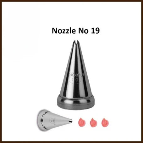 Small Nozzle No. 19 – Stainless Steel Piping Tip for Cake Decoration