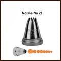 Small Nozzle No. 21 – Stainless Steel Piping Tip for Cake Decoration