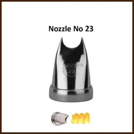 Small Nozzle No. 23 – Stainless Steel Piping Tip for Cake Decoration