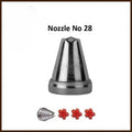 Small Nozzle No. 28 – Stainless Steel Piping Tip for Cake Decoration
