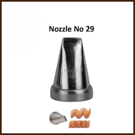Small Nozzle No. 29 – Stainless Steel Piping Tip for Cake Decoration