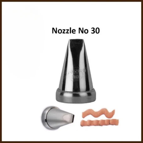 Small Nozzle No. 30 – Stainless Steel Piping Tip for Cake Decoration