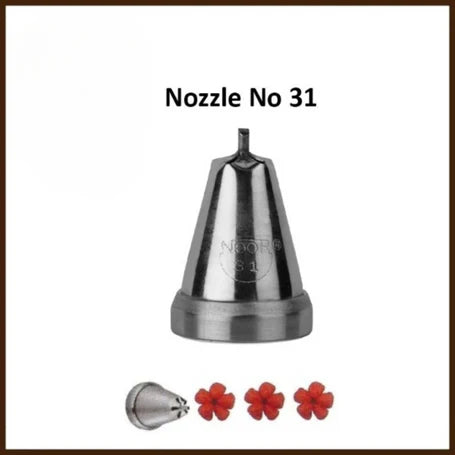 Small Nozzle No. 31 – Stainless Steel Piping Tip for Cake Decoration