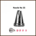 Small Nozzle No. 33 – Stainless Steel Piping Tip for Cake Decoration