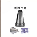 Small Nozzle No. 35 – Stainless Steel Piping Tip for Cake Decoration