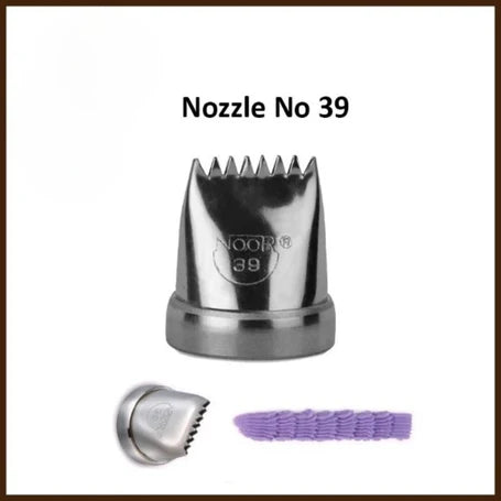 Small Nozzle No. 39 – Stainless Steel Piping Tip for Cake Decoration