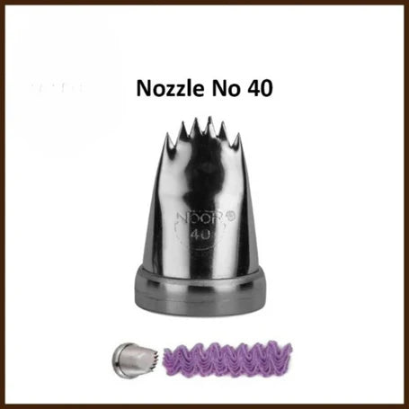 Small Nozzle No. 40 – Stainless Steel Piping Tip for Cake Decoration