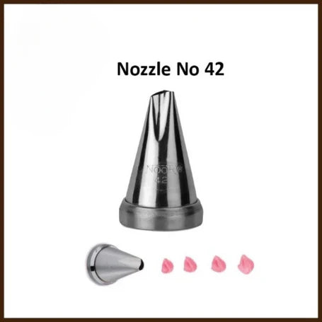 Small Nozzle No. 42 – Stainless Steel Piping Tip for Cake Decoration