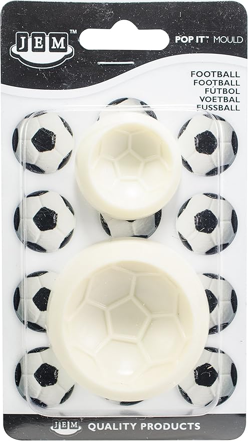 Soccer Shaped Mold for Cake Decorating