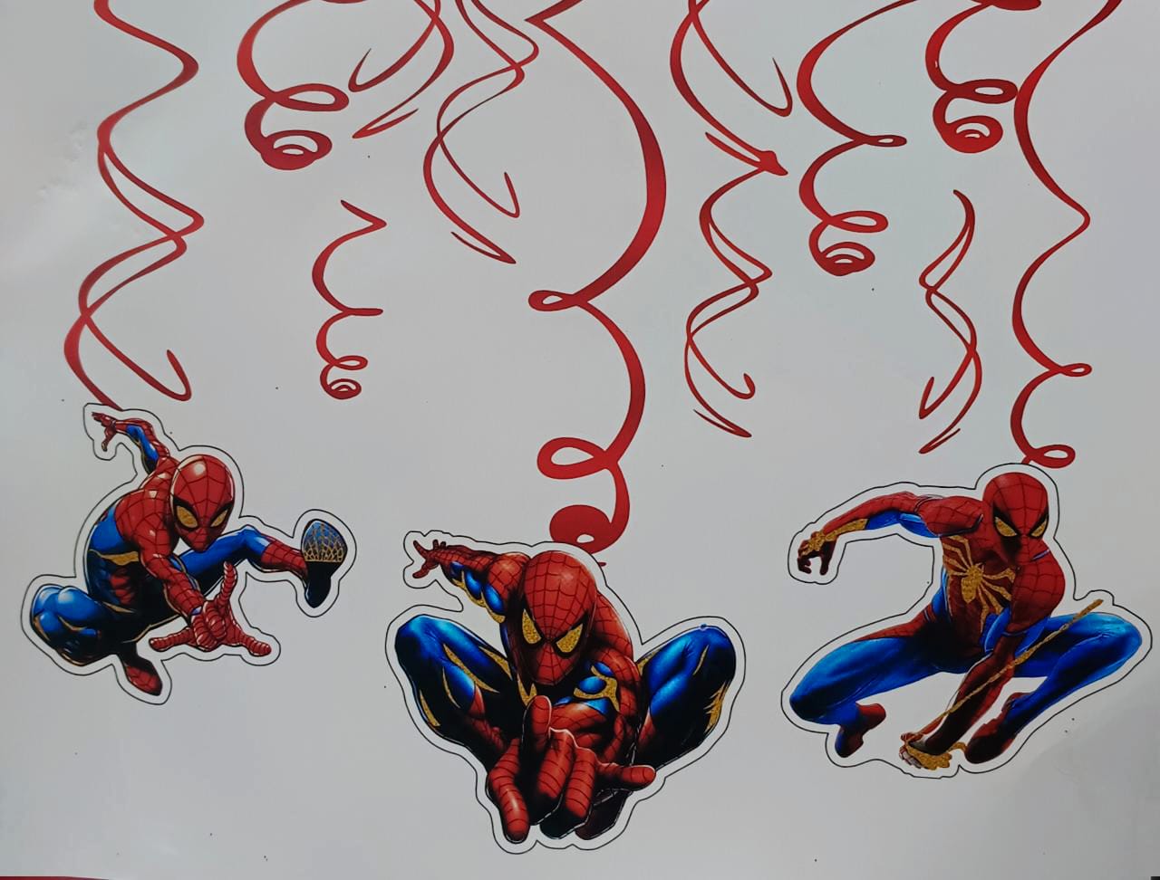 Spiderman 6 Pcs Swirl