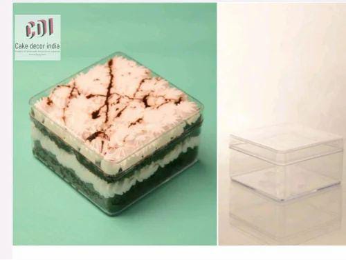 Square Tiramisu acrylic 300ml box