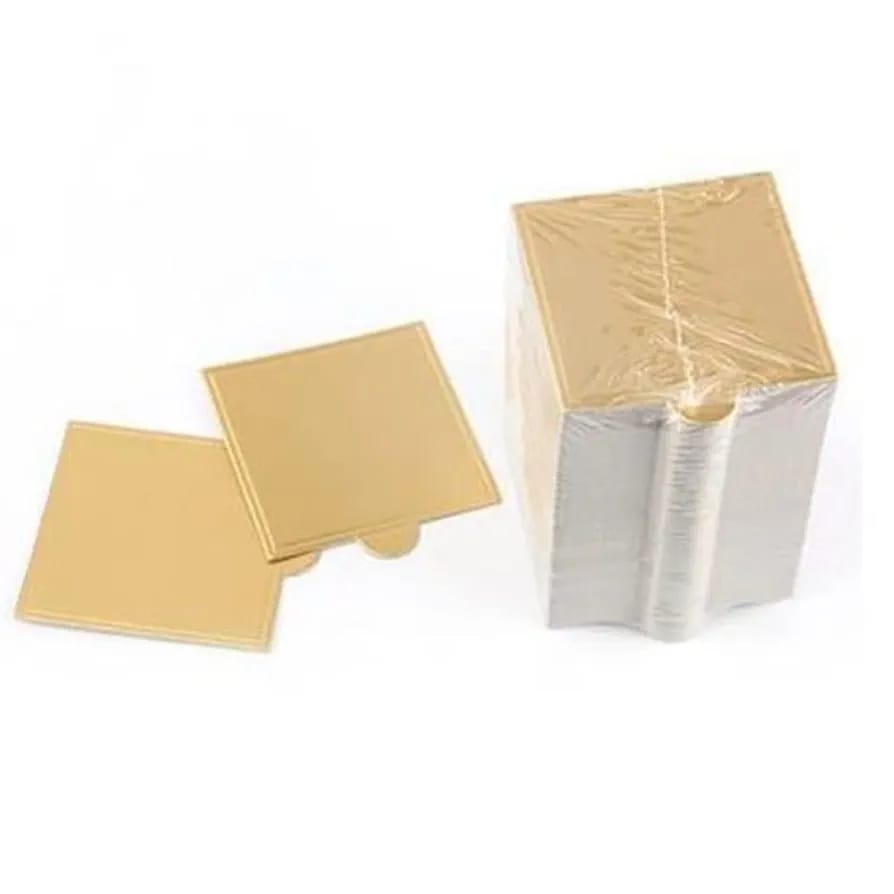 Square (B) Pastry Base 9×8.2 CM (Pack Of 100 Pcs)