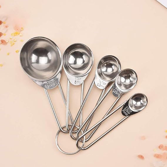 Stainless Steel Measuring Spoon Set - 5-Piece Precision Measuring Tools