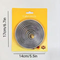 Stainless Steel Round Cake Cutter Set – Multi-Size Cookie and Pastry Molds (Set of 11 Cutters)