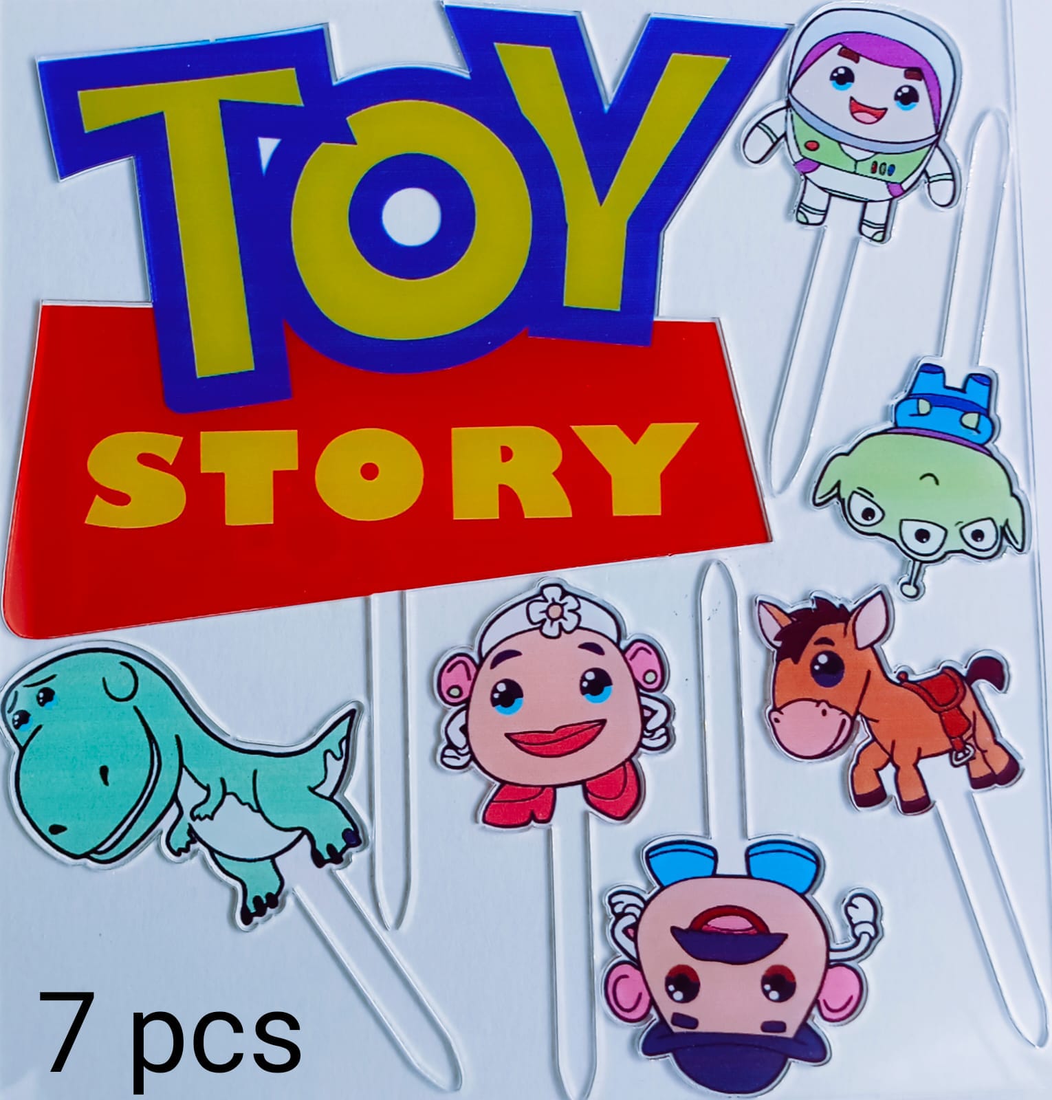 Toy Story Theme Acrylic Topper Set