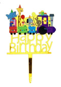 Train Theme Cake Toppers
