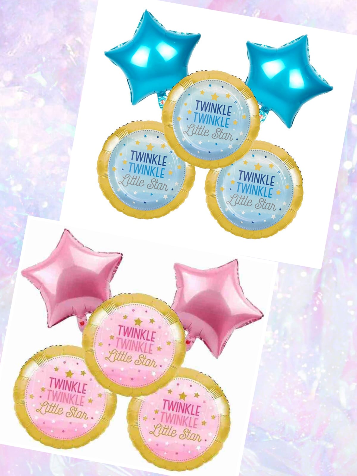 Twinkle Twinkle Little Star 5 Pcs Foil