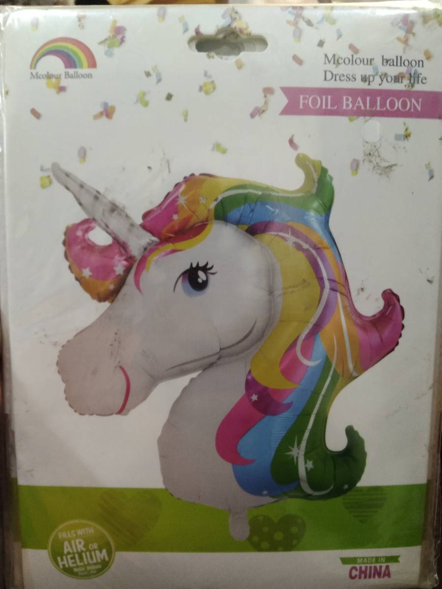 Unicorn Foil Balloon Big Size 1 Pc