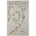 Victorian Angel & Scroll Relief Silicone Mould - 1 Piece