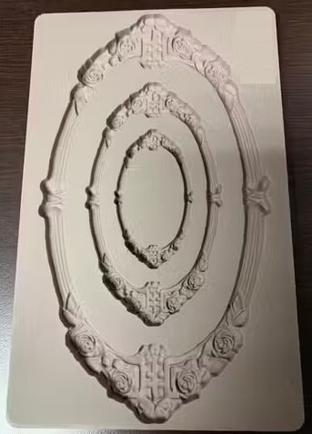 Vintage Frame Silicone Mould - 1 Piece