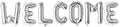 Welcome Foil Banner 16" Size