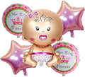 Welcome New Little Princess 5 Pcs Foil Balloon Set