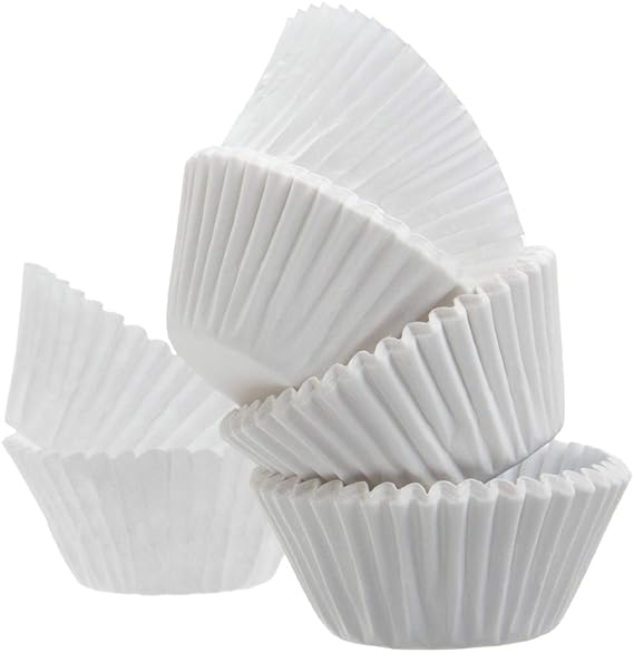 White Colour Cupcake Liners - Baking Cup - Pack of 1000
