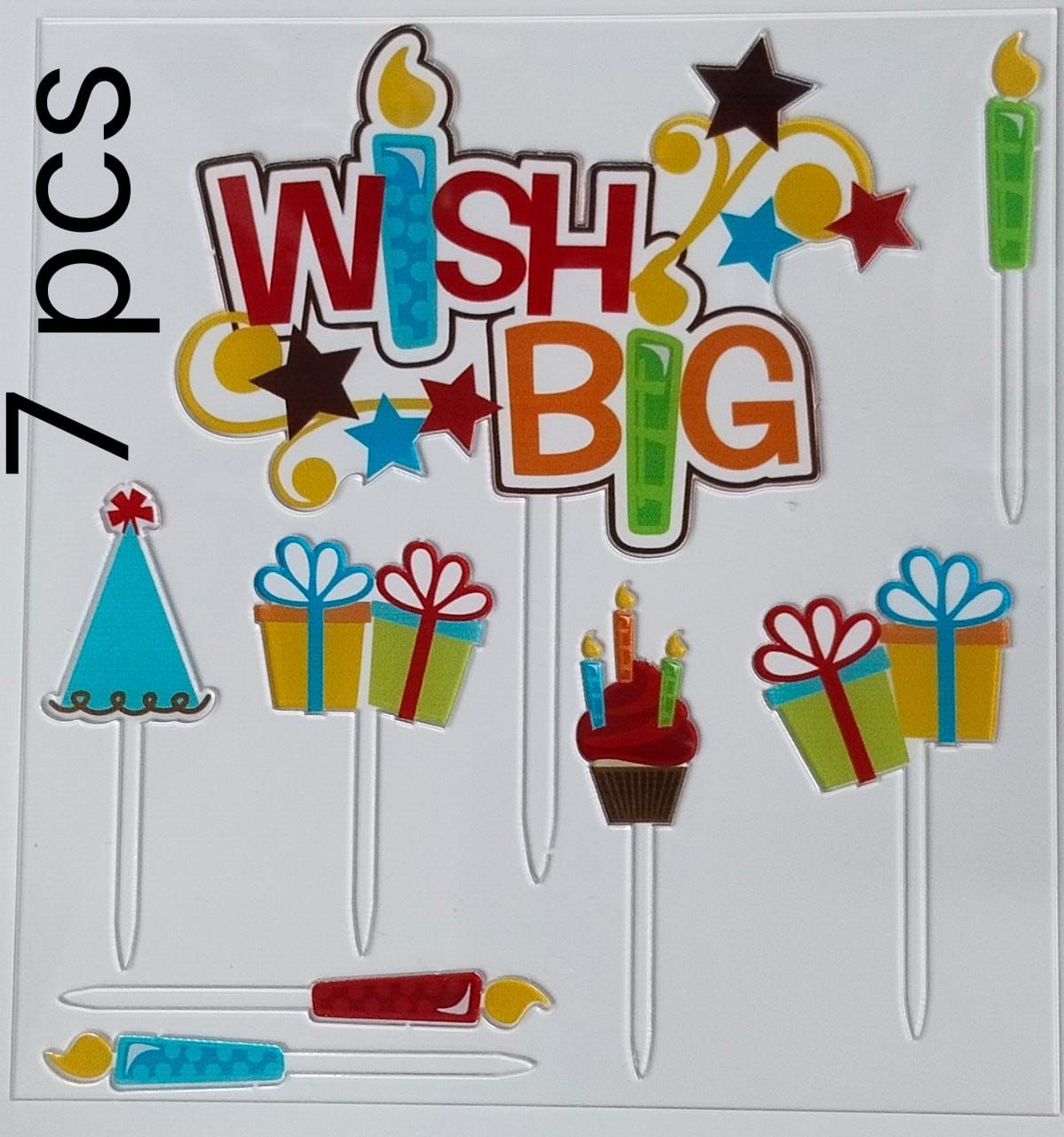 Wish Big Theme Acrylic Topper Set