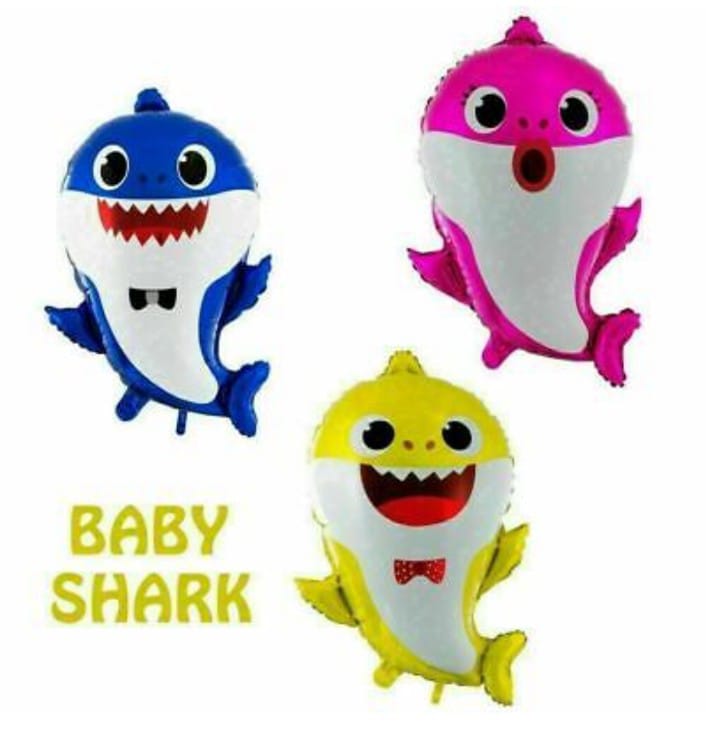 Baby Shark Theme Foil Big Size