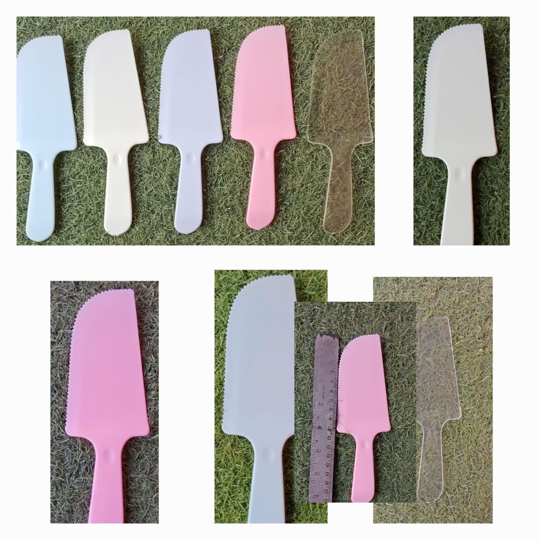 Cake Pastry Cutter and Server Imported. Random Colour as per Inventory