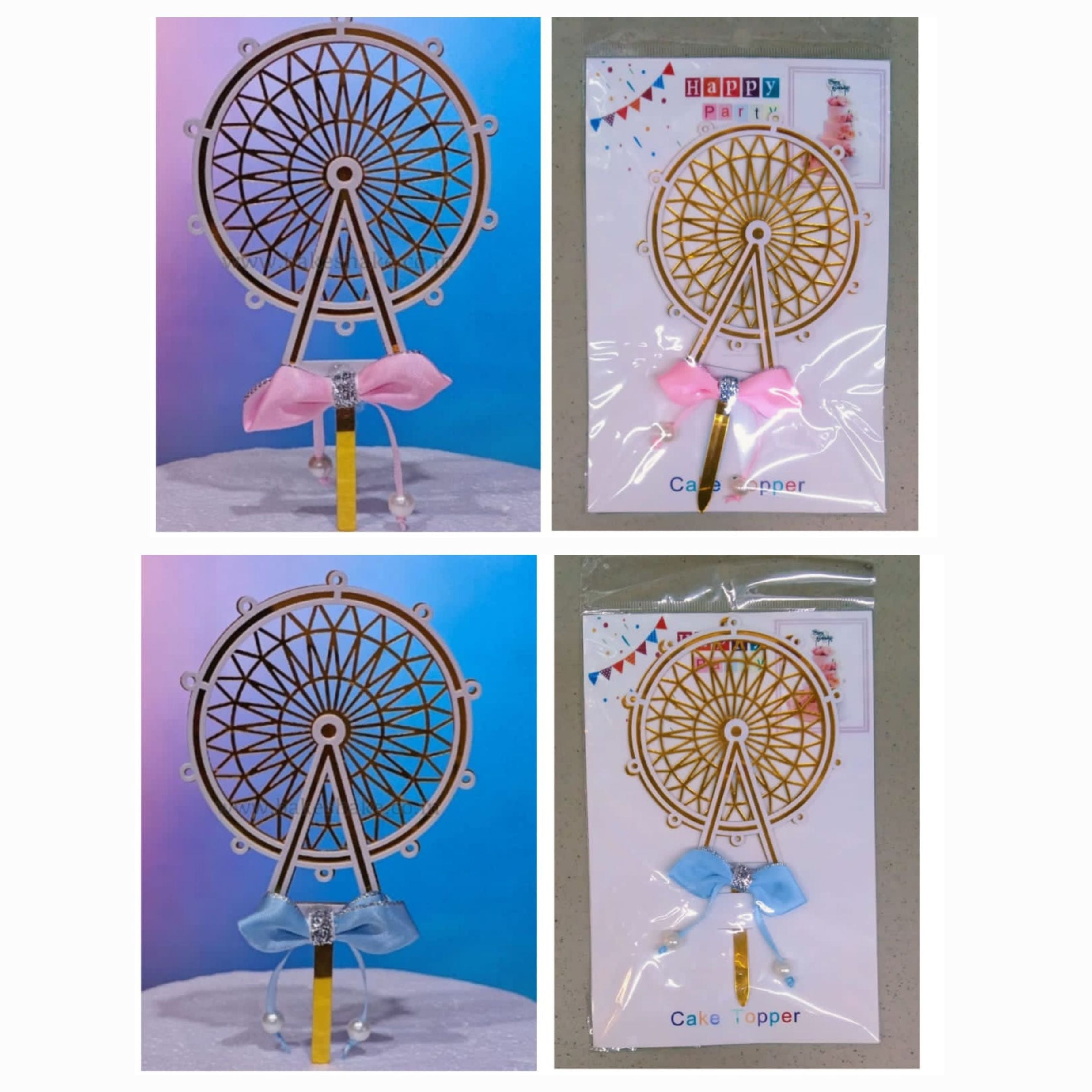 New Design Topper - Blue Pink Mix