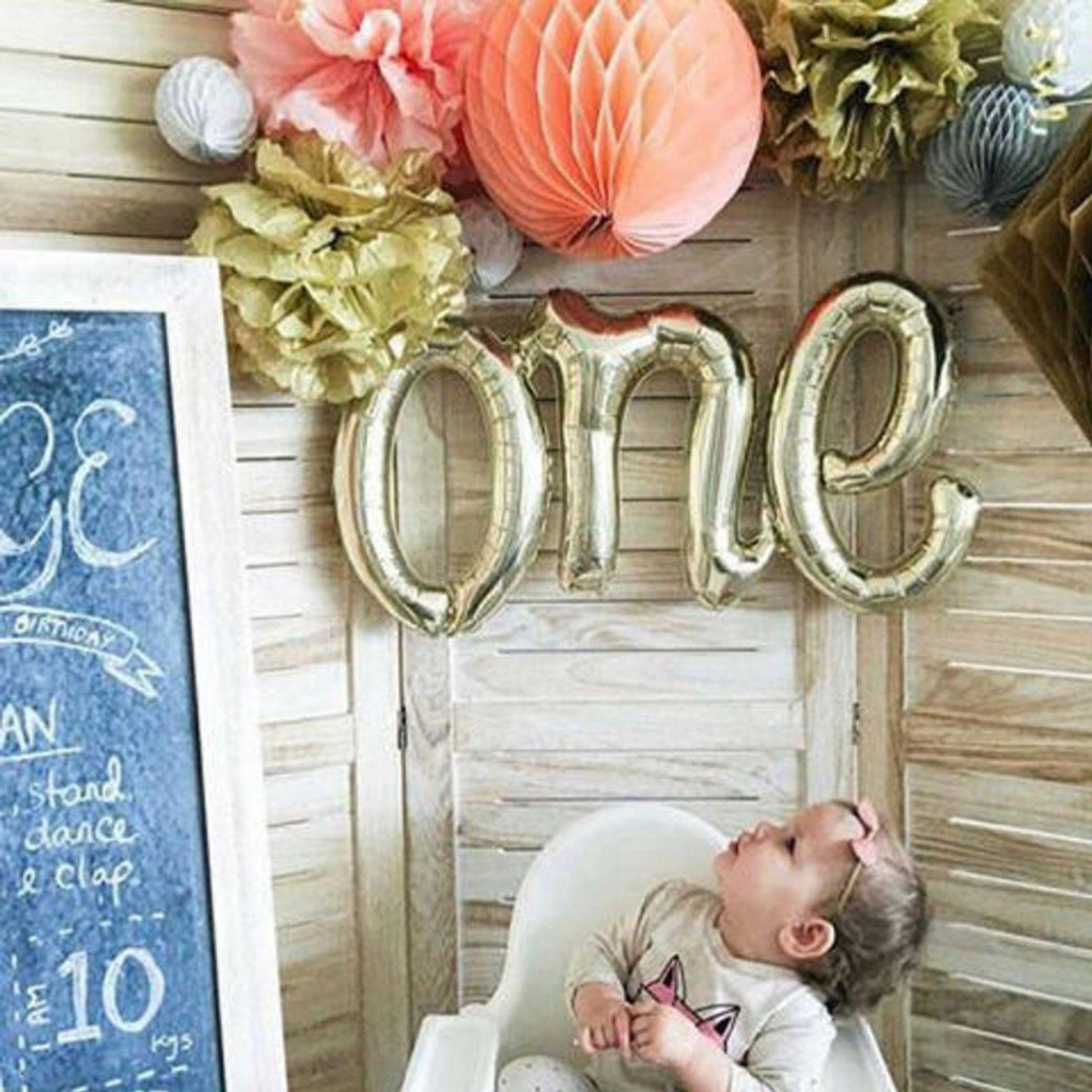 "One" Foil Balloon