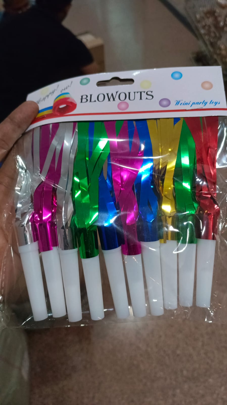 Party Blow Horns 10 Pcs Pack Imported