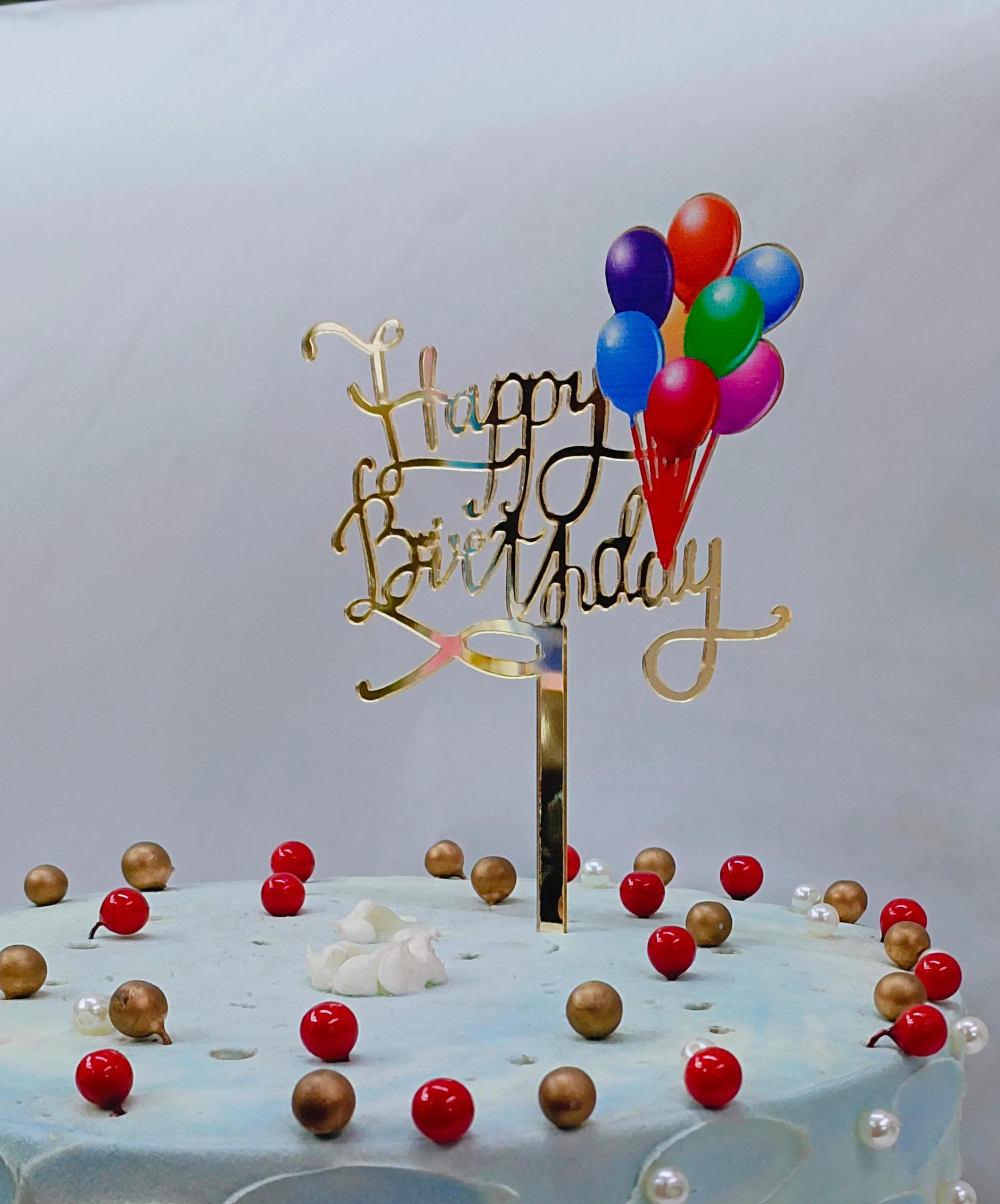 Printed Cake Toppers Balloons