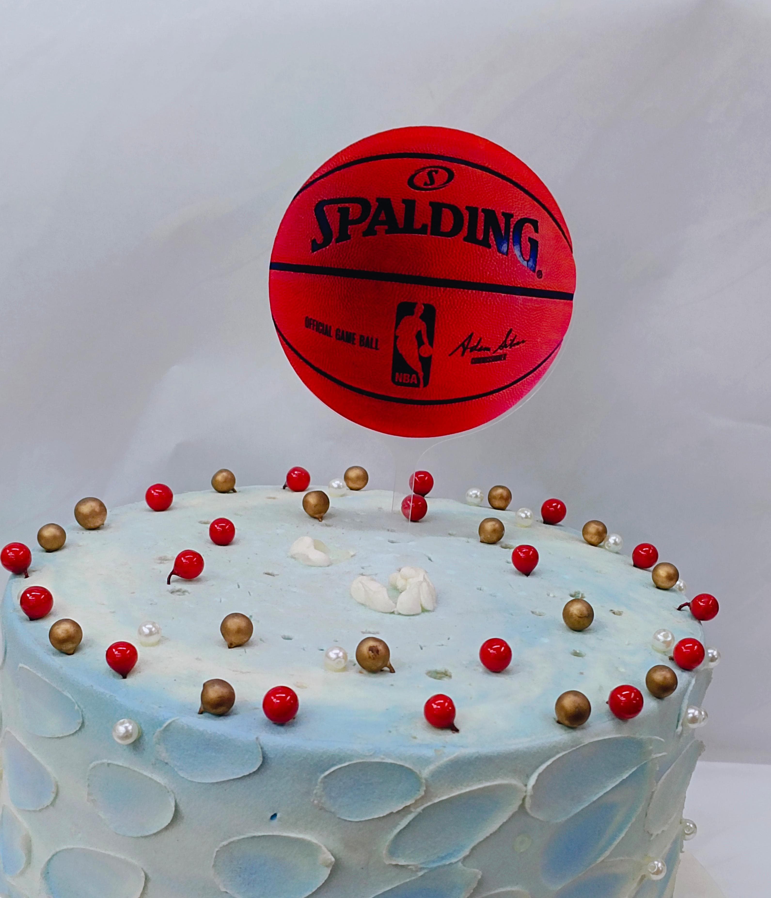 Printed Cake Toppers Basket Ball