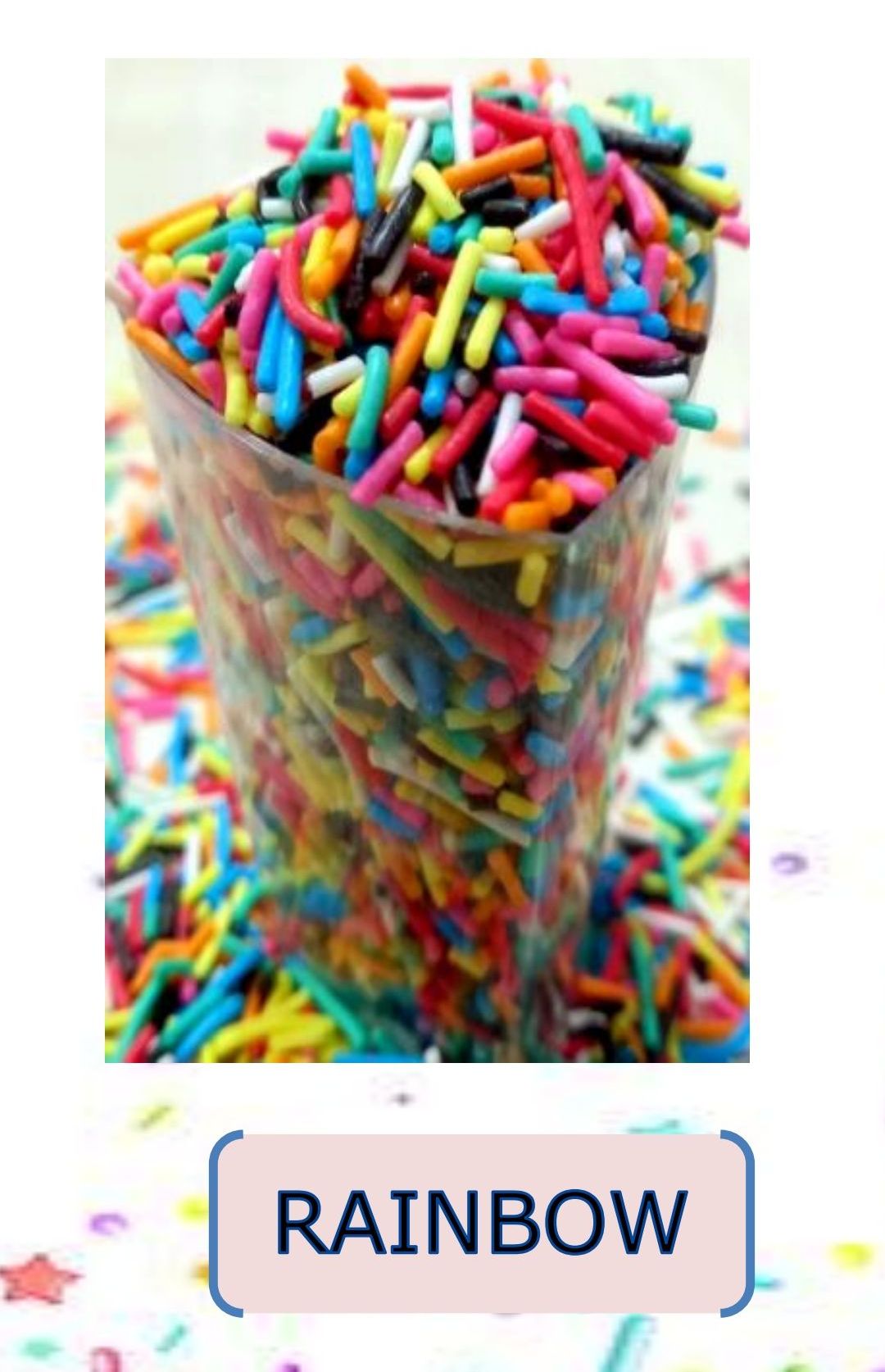 Sprinkle Vermicelli Multicolor Edible 1 Kg Pack